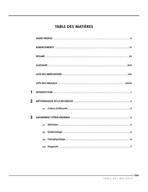 Techniques d'ablation de l'endomètre dans le traitement ... - INESSS