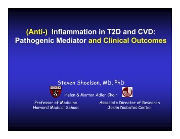 (Anti-) Inflammation in T2D and CVD: Pathogenic Mediator and ...