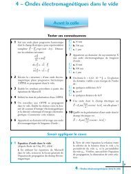 4 – Ondes électromagnétiques dans le vide - Classe Prépa ...