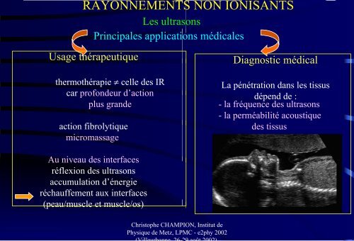 CLASSIFICATION DES RAYONNEMENTS - e2Phy