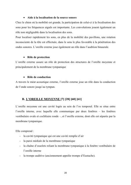 Les surdités acquises chez le chien et les moyens de ... - BEEP