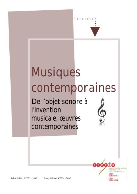 Musiques contemporaines