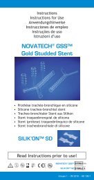 novatech® GSS™ Gold Studded Stent - Debene SA