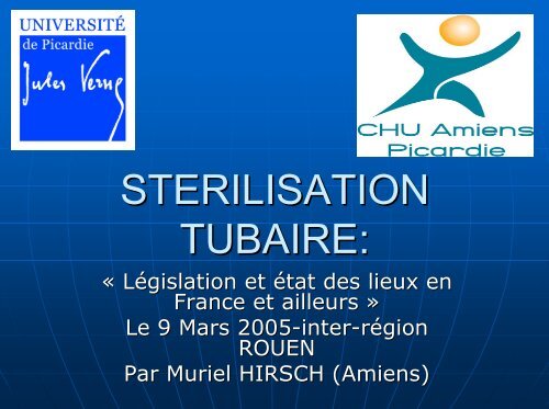 Sterilisation tubaire final