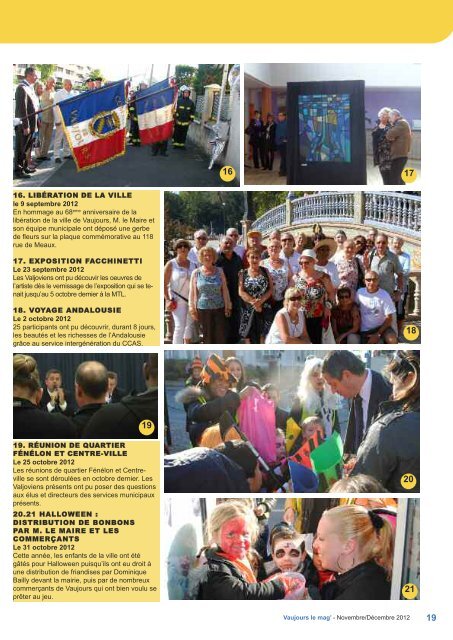 LE MAG DE NOVEMBRE / DECEMBRE 2012 (pdf - 830 - Vaujours