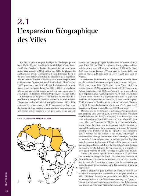 L'éTAT de VILLes AFrIcAINes - UN-Habitat