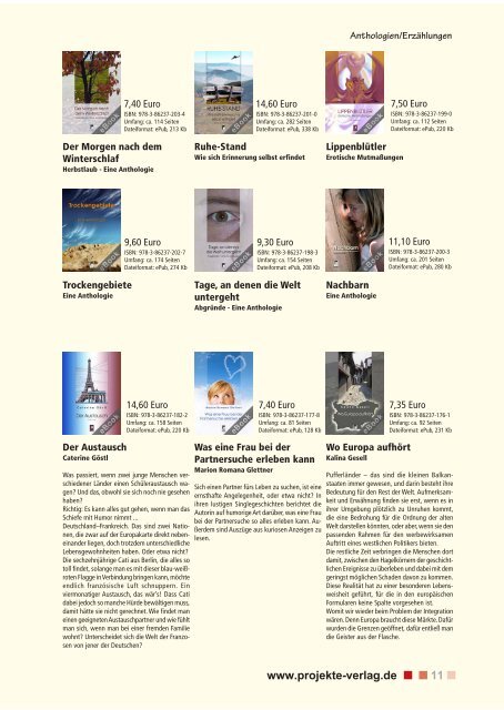 Katalog Ebooks.pmd - Projekte-Verlag Cornelius