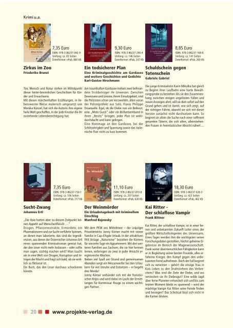 Katalog Ebooks.pmd - Projekte-Verlag Cornelius