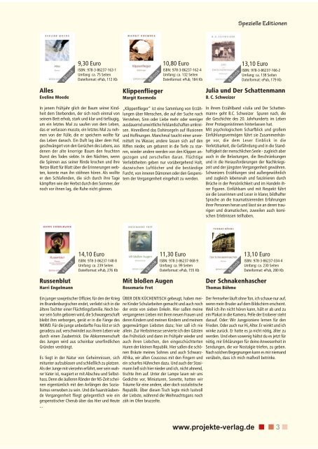 Katalog Ebooks.pmd - Projekte-Verlag Cornelius