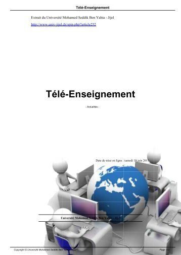 Télé-Enseignement - Université de Jijel