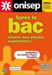 Après bac - Onisep