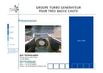 Présentation GROUPE TURBO GENERATEUR POUR TRÈS ... - Arpe