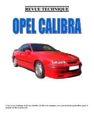 le moteur - Calibra Classic