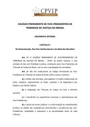 colégio permanente de vice-presidentes de tribunais de justiça do ...