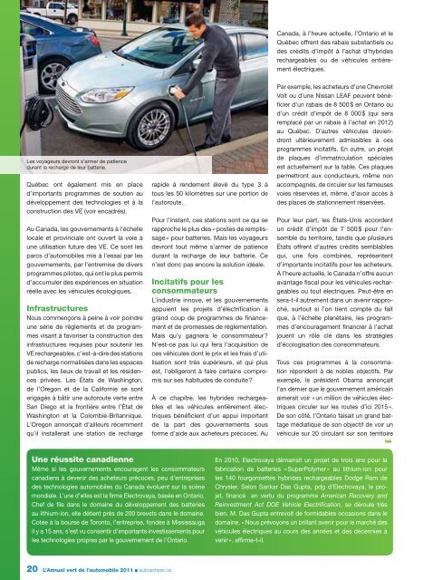'Annuel vert de l'automobile 2011 - Autosphere