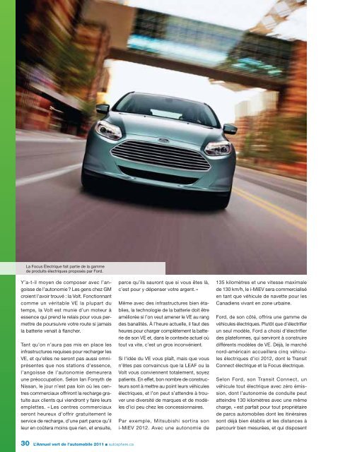 'Annuel vert de l'automobile 2011 - Autosphere