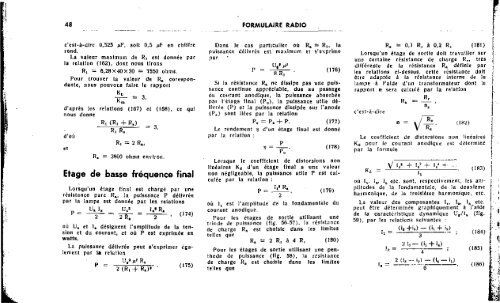 Le formulaire de la radio