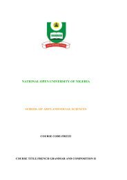fre014 - National Open University of Nigeria
