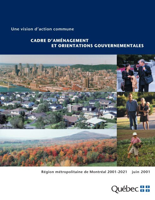 Cadre d'aménagement et orientations gouvernementales