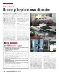 Un concept hospitalierrévolutionnaire - Europa Ziekenhuizen