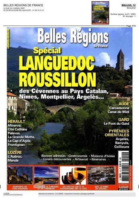 Revue de presse mai 2012 partie 1 - Lozère