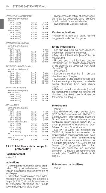 REPERTOIRE COMMENTE DES MEDICAMENTS 2013 - CBIP