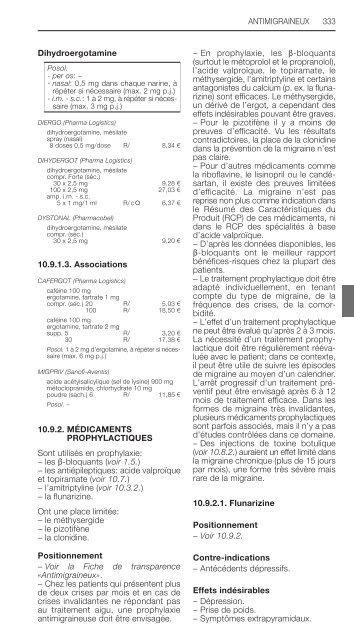 REPERTOIRE COMMENTE DES MEDICAMENTS 2013 - CBIP