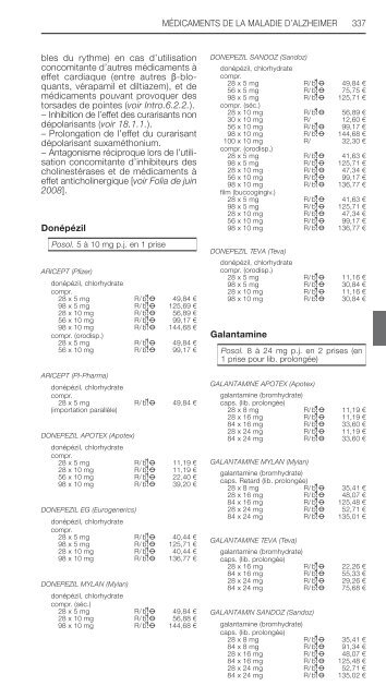 REPERTOIRE COMMENTE DES MEDICAMENTS 2013 - CBIP