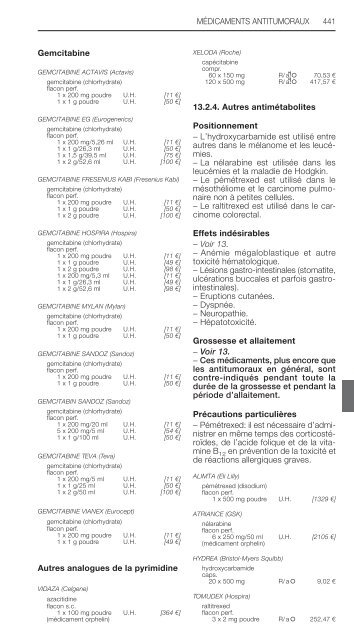 REPERTOIRE COMMENTE DES MEDICAMENTS 2013 - CBIP