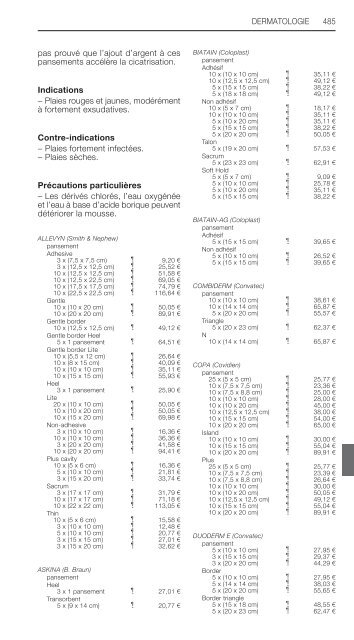 REPERTOIRE COMMENTE DES MEDICAMENTS 2013 - CBIP