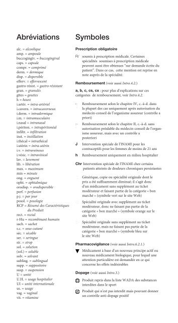 REPERTOIRE COMMENTE DES MEDICAMENTS 2013 - CBIP