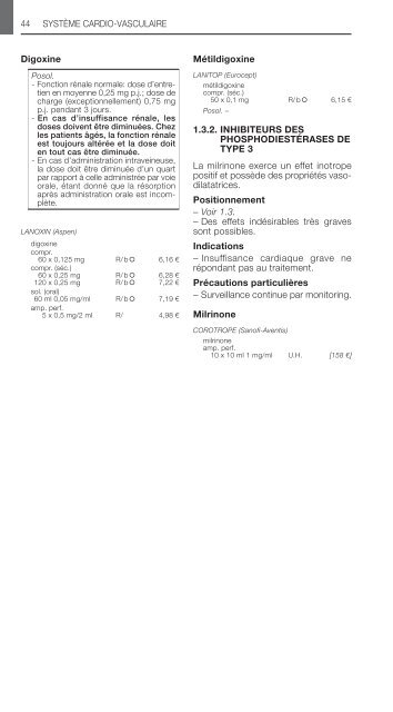 REPERTOIRE COMMENTE DES MEDICAMENTS 2013 - CBIP