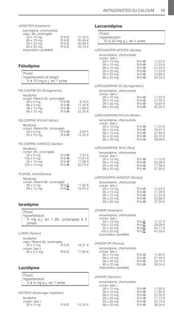 REPERTOIRE COMMENTE DES MEDICAMENTS 2013 - CBIP