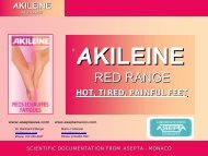 AKILEÏNE FOOT CARE RED LINE Product Presentation (PDF)