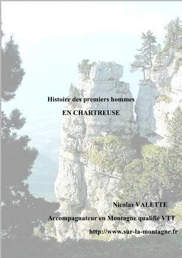 Histoire des premiers hommes en Chartreuse - Sur la montagne ...