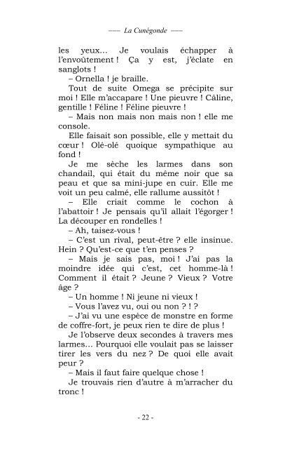 La Cunégonde.pdf - Serge Viau : : : Chien d'écrivain