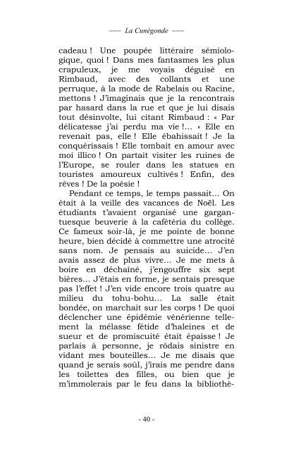 La Cunégonde.pdf - Serge Viau : : : Chien d'écrivain