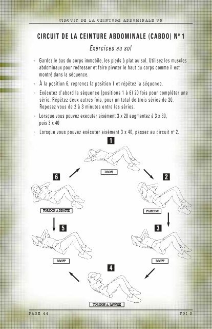 le programme de conditionnement physique de la foi 2 - Canadian ...