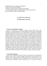 Claude Levi-Strauss et l'anthropologie struclturale (PDF)