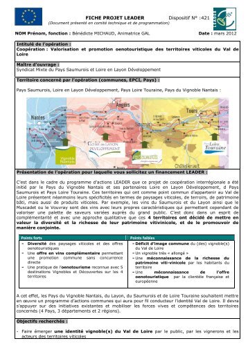 FICHE PROJET - Leader-layon-saumurois.fr