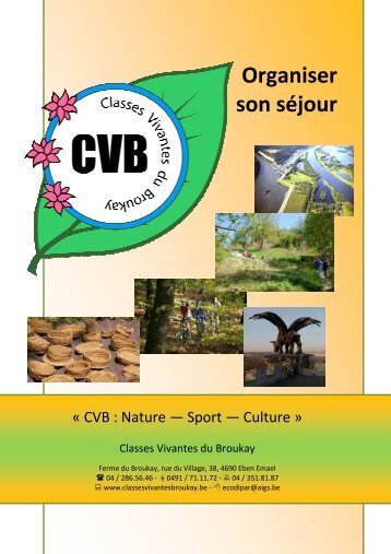 Télécharger notre brochure - Classes Vivantes du Broukay