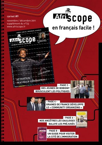Carnet en français facile n°9 Afriscope 23