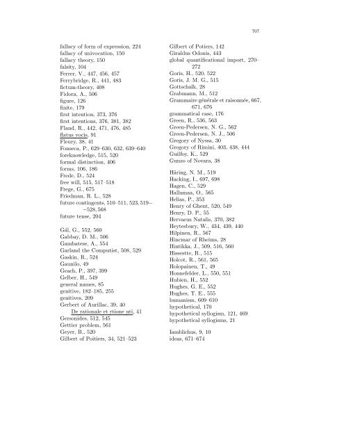 Handbook of the History of Logic: - Fordham University Faculty