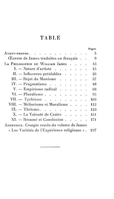 La philosophie de William James - SpiritArchive.org