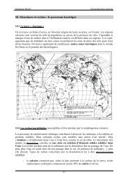 10. Structures et roches : le processus karstique