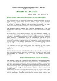 Lire l'homélie de Mgr François Favreau - Diocèse Poitiers