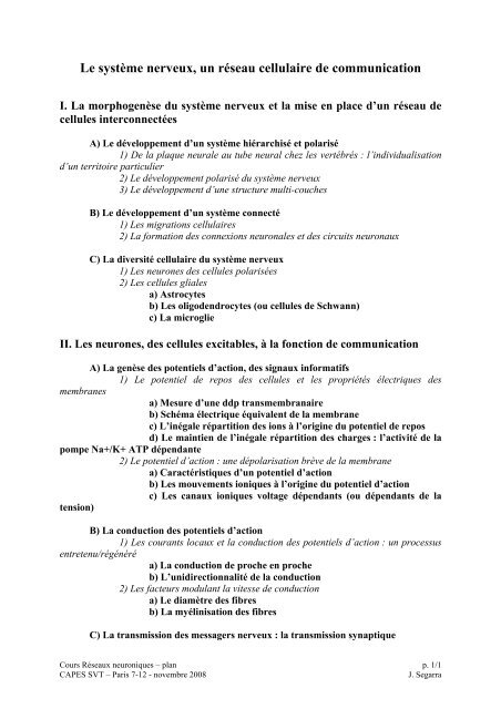 PL_Plan Cours Reseaux neuroniques 081120