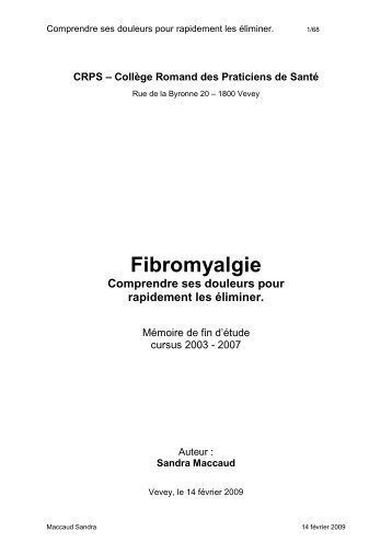 Fibromyalgie, vivre dans un étau - Cabinet de Naturopathie Alain ...