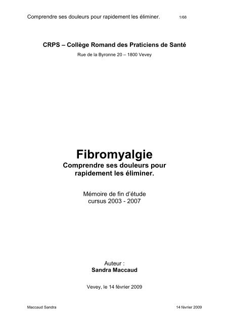 Fibromyalgie Vivre Dans Un étau Cabinet De Naturopathie