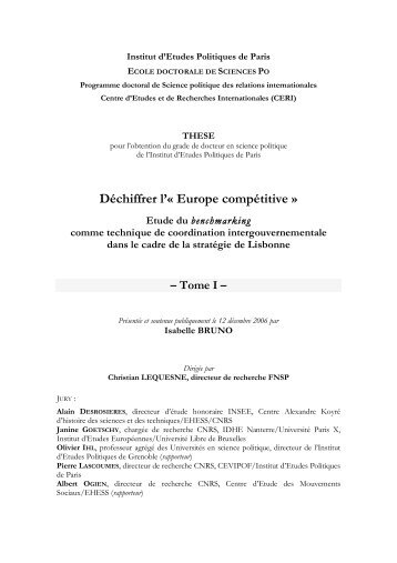 Déchiffrer l'« Europe compétitive » - fasopo